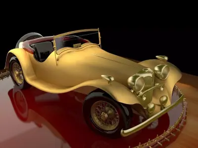 Antique car 3D model buy