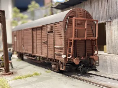 ROLLS-0023 Swedish SJ Litt G Freight Car H0-scale 3D print model