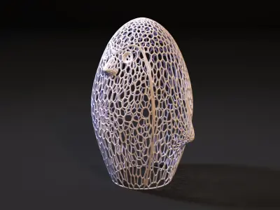 Penguin figurine 3D print model