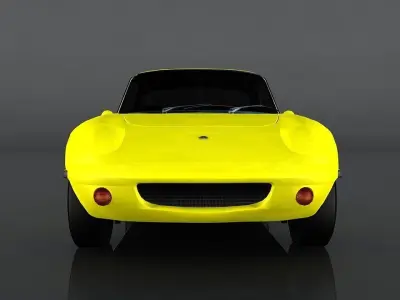 Lotus Elan  Low-poly 3D model