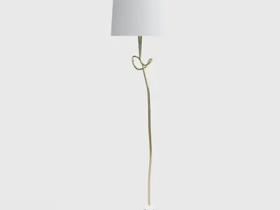 Liana Floor Lamp Low-poly 3D model