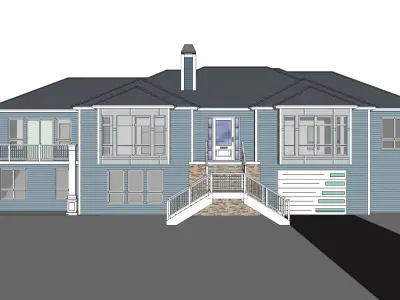 Contemporary House 07 -Archimple LLC 3D model