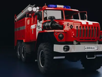 Ural 4320 3D model