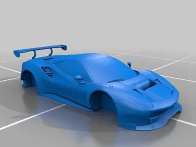 Ferrari 488 3D model
