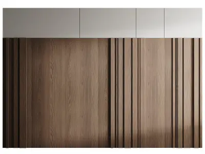 Wall panel 3D model purchase
