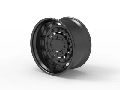 Black Rhino Arsenal Wheel  3D print model