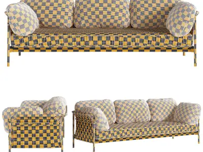 CAN 3 SEATER 3d model Low-poly 3D model