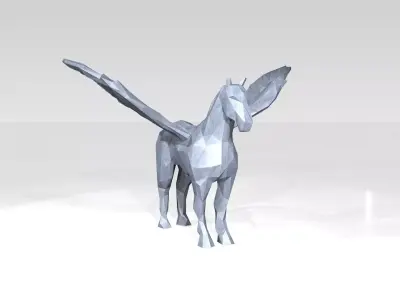 Pegasus Low Poligonal 3D model
