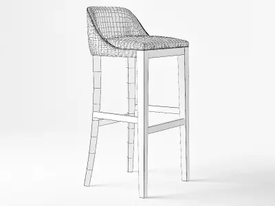 Baxter DECOR STOOL 3D model