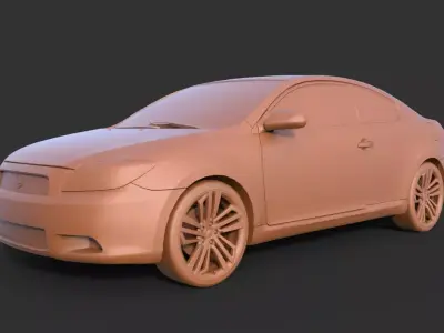 Scion tC  3D print model