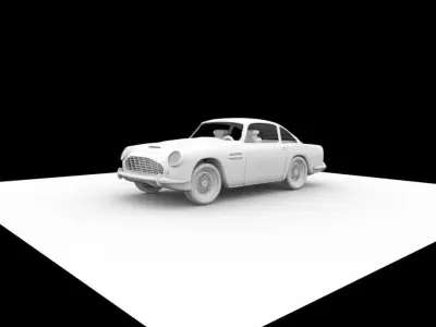 Aston martin DB4 3D model from CGTrader