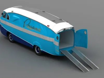 Pegaso Bacalao Race Transporter 3D model
