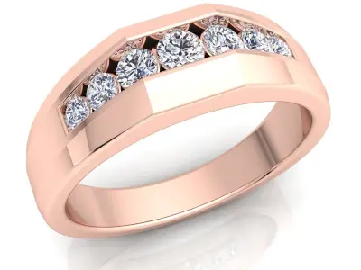 luxury Fancy Ring 55 3D print model