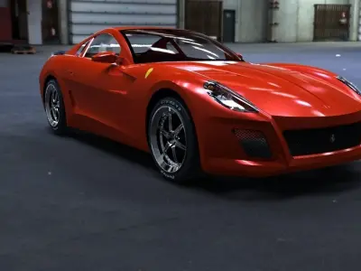 Ferrari f599 GTO 3D model
