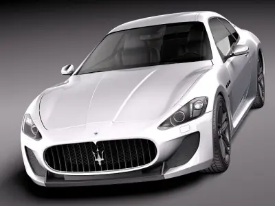 Maserati GranTurismo MC Stradale 2012 3D Model 3D model