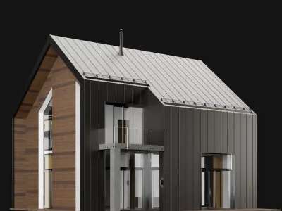 Modern house 06 3D model