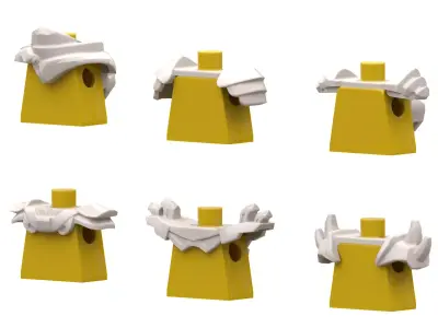 TwindBricks3D - Minifigures Armor Pack 2 3D print model