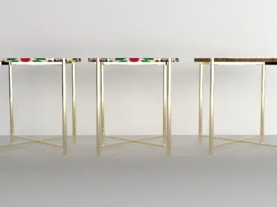 Moroccan Mosaic Table 3D model