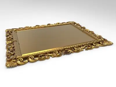 carved frame  3D model purchase
