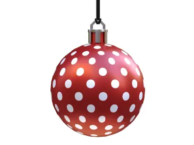 Christmas Ball Collection 04 Low-poly 3D model