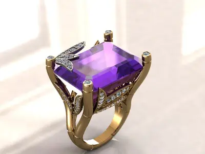 Ring Bamboo Carrera y Carrera 1 3D print model