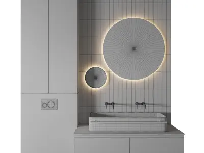 Luxury Bathroom 245 3D model