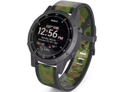 Sport watch - Smart watch collection 3D Model Pack