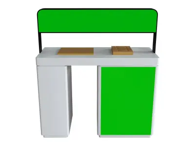 Table Display Exhibition 3D model