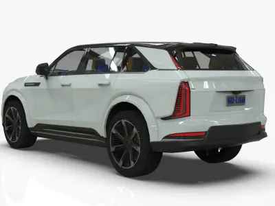 Cadillac Escalade IQ 2024 Low-poly 3D model