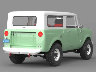 1967 International Harvester Scout 800 Custom 3D model