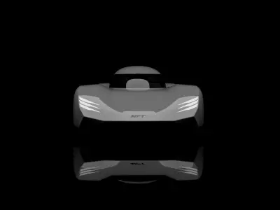 Le Mans Race Cars 3D model