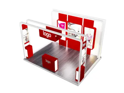 Booth Exhibition Stand a478d 3D model