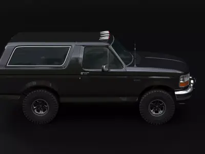 Bronco 1992- 96 Offroader Modification 3D model