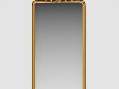 classic carved frame 01 3D model