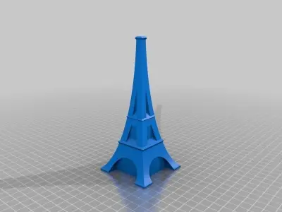 Multi Sided Eiffel Style Vases Free 3D print model