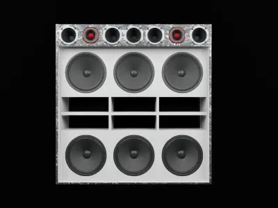 Speaker Six Woofer FREE Free 3D model
