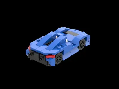 LEGO MCLAREN ELVA 30343 3D model