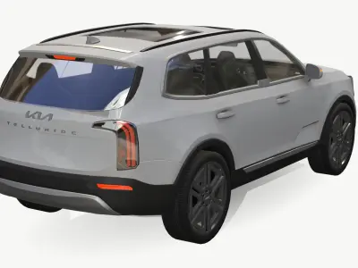 Kia Telluride 2024  Low-poly 3D model