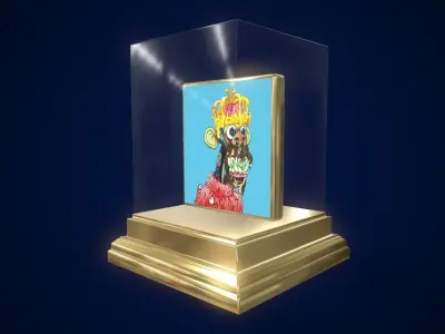 Mutant Ape 16 Gold Club Low-poly 3D model