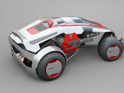 military vehicle 3D model