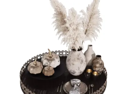 Table setting 02 3D model