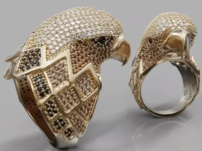 Eagle Ring  3D print model purchase