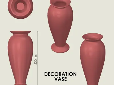 Printable Vase  3D print model