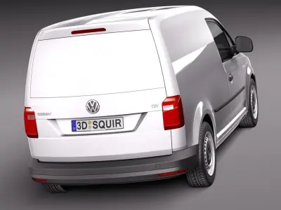 Volkswagen Caddy Cargo VAN 2016 3D model