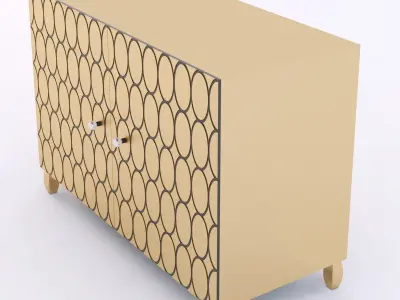 Roberto Ventura ELLISSE4 sideboard 3D model