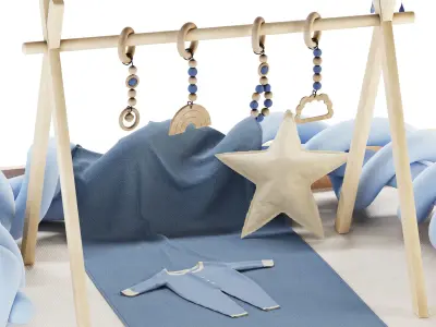 Kids Room Decoration 09 3D model