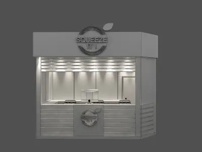 Booth Exhibition Stand a499b 3D model