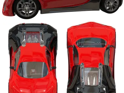 Bugatti Veyron 3D model by bekmurzayevshoxmirzo from CGTrader