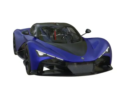 Zenvo Aurora 2024 Low-poly 3D model