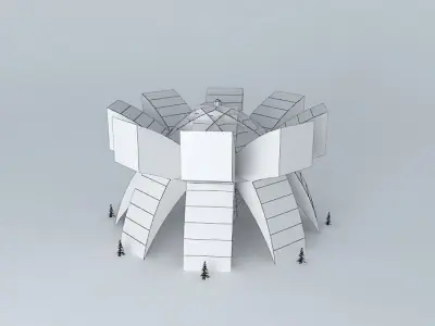 The Rising Sun 3D model